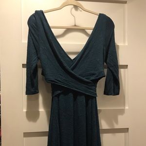 Anthropologie Fara Surplice dress by Amadi